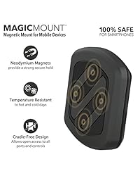 SCOSCHE MWSM2PK UB MagicMount Soporte universal magnético para teléfono GPS con ventosa para el automóvil, el hogar o la oficina (2 unidades)