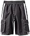Kanu Surf boys Barracuda Quick Dry Upf 50+ Beach Swim Trunks, Barracuda Charcoal, 10 12 US
