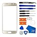 MMOBIEL Front Glass for Samsung Galaxy S6 G920 Series (Gold) Display Touchscreen incl Tool Kit / Pre-cut Sticker / Tweezers / Roll of 2mm Adhesive Tape / Suction Cup / Metal Wire / cleaning cloth