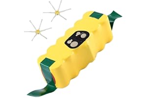 EAGGLEW 14.4V 4.5Ah Replacement Battery for Roomba Compatible with Roomba Battery R3 500 600 700 800 900 Series 500 510 531 535 540 550 552 560 570 580 595 620 650 660 700 760 770 780 790 800 900 with brush