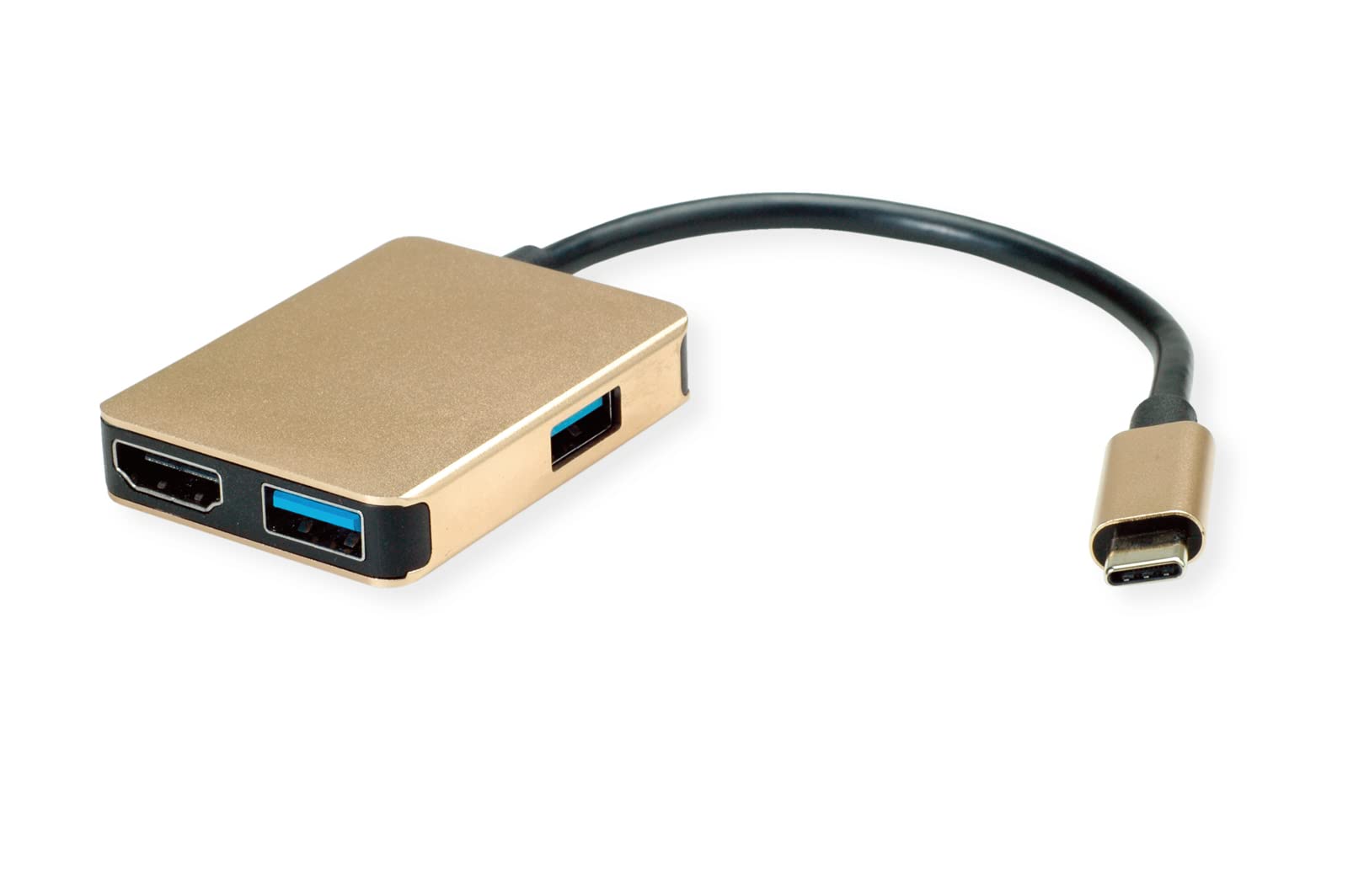 ROLINE Gold USB Type C Docking Station HDMI 4K 2x USB 3.2 Gen 1 1x PD