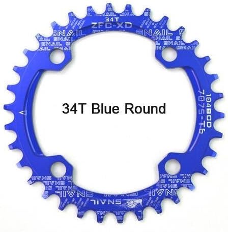 Whool 104BCD 32T/34T/36T Ultralight A7075 Alloy MTB Bike Bicycle Narrow Wide Chainring Oval Round Chainwheel Cycle Crankset
