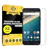 [2 Pack] LG Google Nexus 5X Screen Protector, Nearpow [Tempered Glass] Screen Protector with [9H Hardness] [Crystal Clear] [Easy Bubble-Free Installation] [Scratch Resist]
