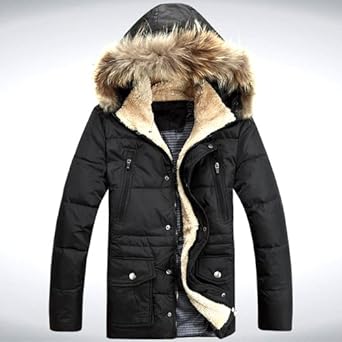 Doudoune Homme Trek Grand Luxe Chic Parka Longue Fashion Men Outwear Noir Amazon Fr Vetements Et Accessoires