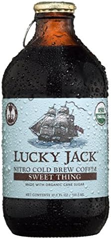 Lucky Jack Organic Nitro Cold Brew Coffee, Sweet Thing, 10.5 oz