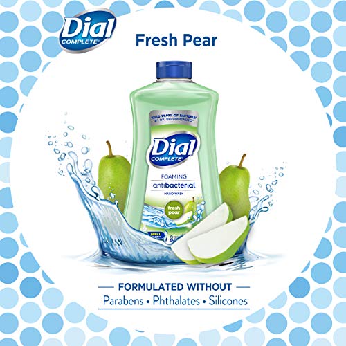 Dial Complete Antibacterial Foaming Hand Wash Refill, Fresh Pear