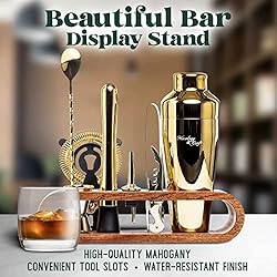 Mixology Bartender Kit: 10-Piece Bar Tool Set with
