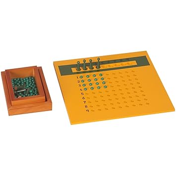 Kidken Montessori Division Board with Bead Box,Wooden Toys,Wooden Teaching aids,Educational Toys,Educational Teaching aids