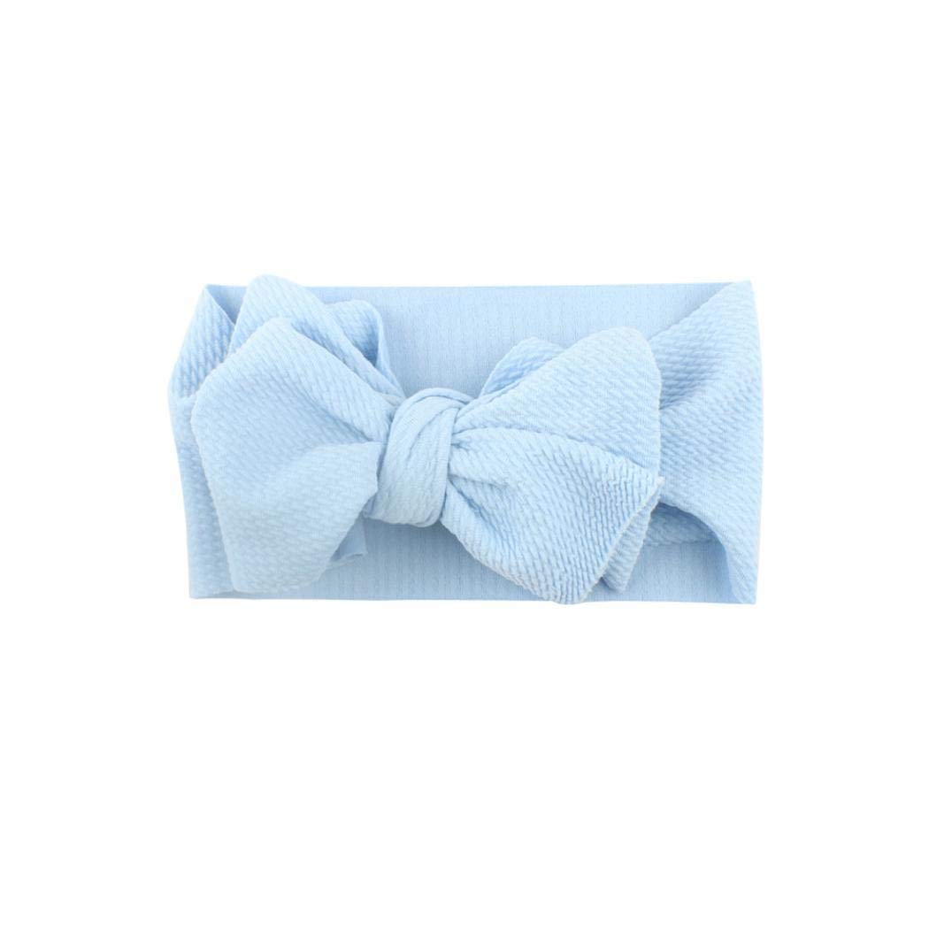 Cables Baby Girl Headbands Newborn Infant Toddler Hairbands Bows Children Soft Headwrap Hair Accessories