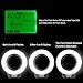 K&F Concept KF-150 I-TTL Macro Ring Light Flashs LCD Display and Wireless Slave Function Speedlite with 6pcs Adapter Rings Compatible with Nikon DSLR Cameras