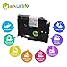 Markurlife Compatible Color Tz Label Replace for Brother Ptouch Label Maker Tze Tape 12mm 0.47 Inch Laminated Black on White/Clear/Blue /Red/Yellow/Green for P-touch D200 PT-D210 PT-D400 PT-D600, 6P