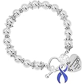 Fundraising For A Cause Periwinkle Ribbon Bracelet - Where There is Love (1 Bracelet - Retail)