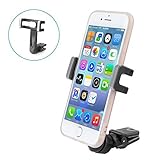 Air Vent Car Mount, Elktry Universal Cell Phone Car Holder Cradle Car Accessories for iPhone 7 Plus 7 6s Plus 6 Plus 6s 6 5s 7 SE Samsung LG Sony Huawei and More Android Phones ( Black)