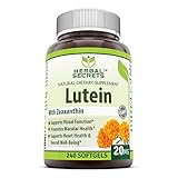 Herbal Secrets Lutein with Zeaxanthin 20 Mg 240 Softgels