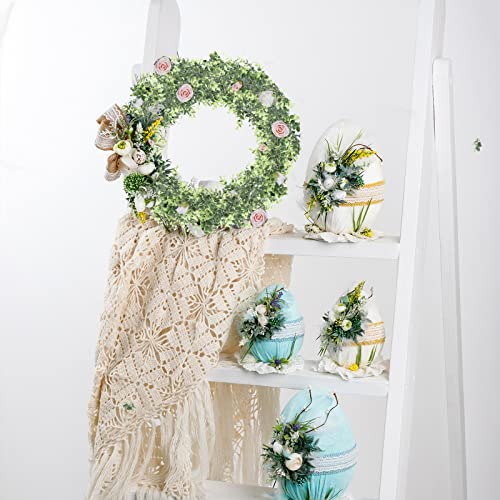 COCOBOO 6 Pack 36ft Artificial Greenery Garland Bulk, Boxwood Garland