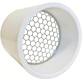 2" PVC Vent Cap, Stainless Steel Screen, Universal Vent Screen for Furnace | HVAC,Plumbing,Roof Exhaust,Ventilation Systems 102-hole mesh blocks debris,Fits 2" PVC Pipe (Outer Diameter 2.3"-2.375" ONLY)