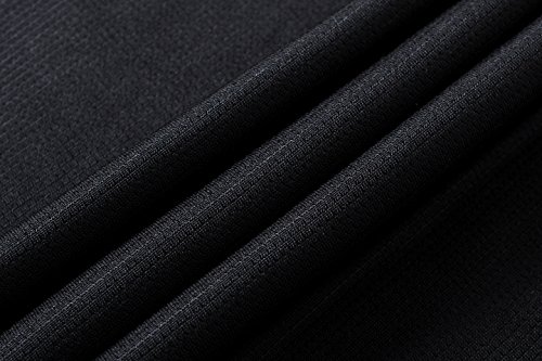 Sportides Big Boy's Quick Dry Active Sport Short Sleeve Breathable Tshirts T-Shirts Tees Tops LBS702 Black L