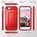 YOUMAKER Designed for iPhone SE Case/iPhone 8 Case/iPhone 7 Case (NOT Plus),Full-Body Rugged Case with Built-in Screen Protector for iPhone SE 2nd Generation/8/7 4.7 Inch - Red
