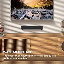 LARKSOUND 2.1 CH Sound Bar with Built-in