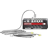Just Plug: Lights &amp; Hub Set w/Dimmer Controls: Warm White Stick-On LED Lights w/24 Cable (2) Woodland Scenics