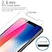 IVSO iPhone X Tempered-Glass Screen Protector, [Crystal Clearity] [Scratch-Resistant] [No-Bubble Easy Installation] for Apple iPhone X Edition Smartphone (Clear)