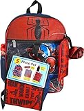 Marvel Spiderman Super 5-Piece Backpack & Lunch Set