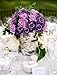 Artiflr Artificial Flowers Rose Bouquet 2 Pack Fake Flowers Silk Plastic Artificial White Roses 18 Heads Bridal Wedding Bouquet for Home Garden Party Wedding Decoration (Purple-Pink)