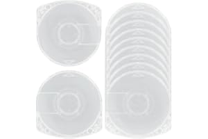 LIMENTEA 10 x Game Disc Storage Shell Case Cover PSP UMD Protective Box Clear UMD Disc Case Shell for PSP 1000/2000/3000 Replacement