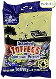 Walkers Assorted Toffees & Chocolate Eclairs, 5.29-Ounce Bags (Pack of 3)