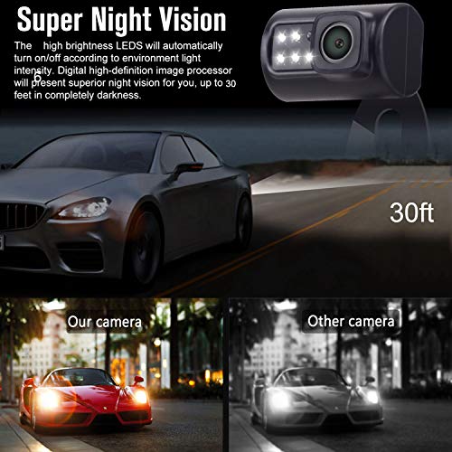 image for LeeKooLuu Reverse/Rear View Camera and Mirror Monitor Kit Only Wire Si