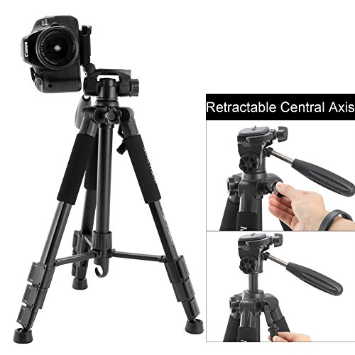 USA free shipping Camera Tripod, Mactrem PT55 Compact Travel Tripod with 360°Panhead & Quick
