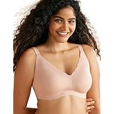 Momcozy Wireless Seamless Bras for Women, Ultra-Comfort Everyday T-Shirt Bras, Breathable Maternity Bras with Scallop Edges