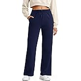 Turnhier Womens Wide Leg Sweatpants Pants Drawstring Casual Athletic Workout Lounge Pants with Pockets