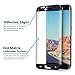 Atill S7 Edge Black Tempered Glass Samsung Screen Protector 3D Curved Full Coverage Ultra Clear Shatter (Black)
