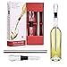 ZesGood Stainless Steel Wine Chiller with Aerator and Pourer