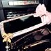 Cute Dasiy Rear View Mirror with Bling Sparkly Rhinestone, Car Decorations Accessories for Women