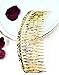 Prettyou 4.7 Inches Effortless Beauty Assorted Hair patterns Hair Comb Pin，Pack of 4