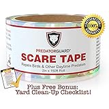 SPECIAL OFFER - BEST Bird Repellent Scare Tape + FREE BONUS - Repels Birds &amp; Daytime Predators - Huge 150 Ft. Roll