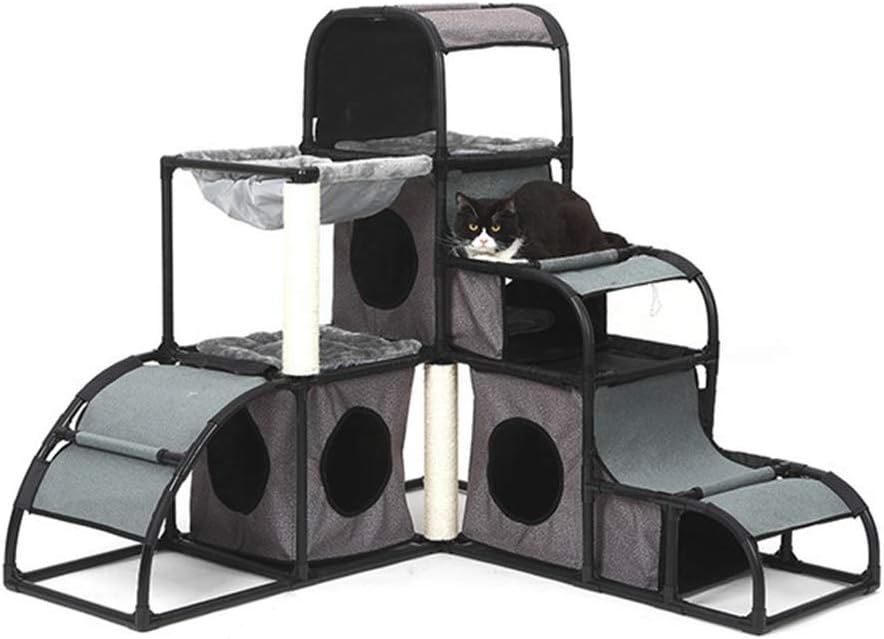 HSZHAO02 Cat Climbing Frame Cat Jumping Platform MultiFunction