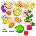 QUOKKA Wooden Puzzles for Toddlers 1-3 - 6 Toddler Peg Puzzles Ages 2-4 - Montessori Toy for Kids Ages 3-5 with Animal, Fruits, Geometric Shapes - Educational Preschool Game Gift for Childrens