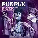 Jimi Hendrix - Purple Haze 2020 12 x 12 Inch Monthly Square Wall Calendar by Global, Psychedelic Roc by