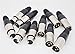 JLTPH 10Pcs 3 Pin XLR Solder Type Connector 5 Male + 5 Female Plug Cable Connector Microphone Audio Socket