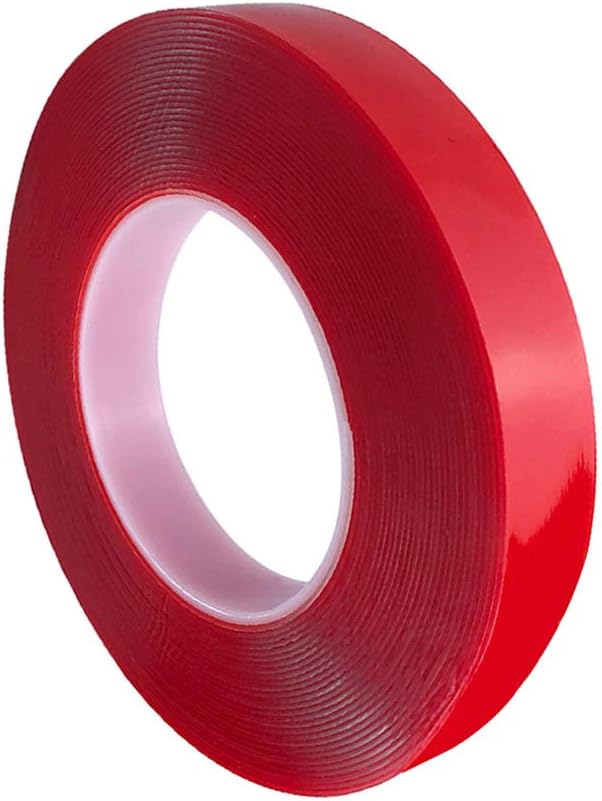 QitinDasen 10m X 20mm Premium Heavy Duty Transparent Acrylic Foam Mounting Tape, Roll Double Sided Adhesive Tape
