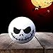 MMTH 1x Funny Halloween Skull Car Antenna Topper Aerial Ball Decoration Toy White