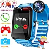 Kids Phone Smart Watch - [Speedtalk SIM Included] Kids Smartwatch for 3-14 Year Boys Girls Touch Screen Camera Game Digital Wrist Cellphone Watch Bracelet for Thanksgiving Christmas Birthday Gift