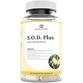 Nature Restore S.O.D. Superoxide Dismutase Supplement, 4,000 IU SOD-Like Activity, Vegan, 90 Capsules, Non-GMO, Gluten Free