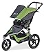 BOB Revolution Flex 2.0 Jogging Stroller - Up to 75 pounds - UPF 50+ Canopy - Adjustable Handlebar, Meadow