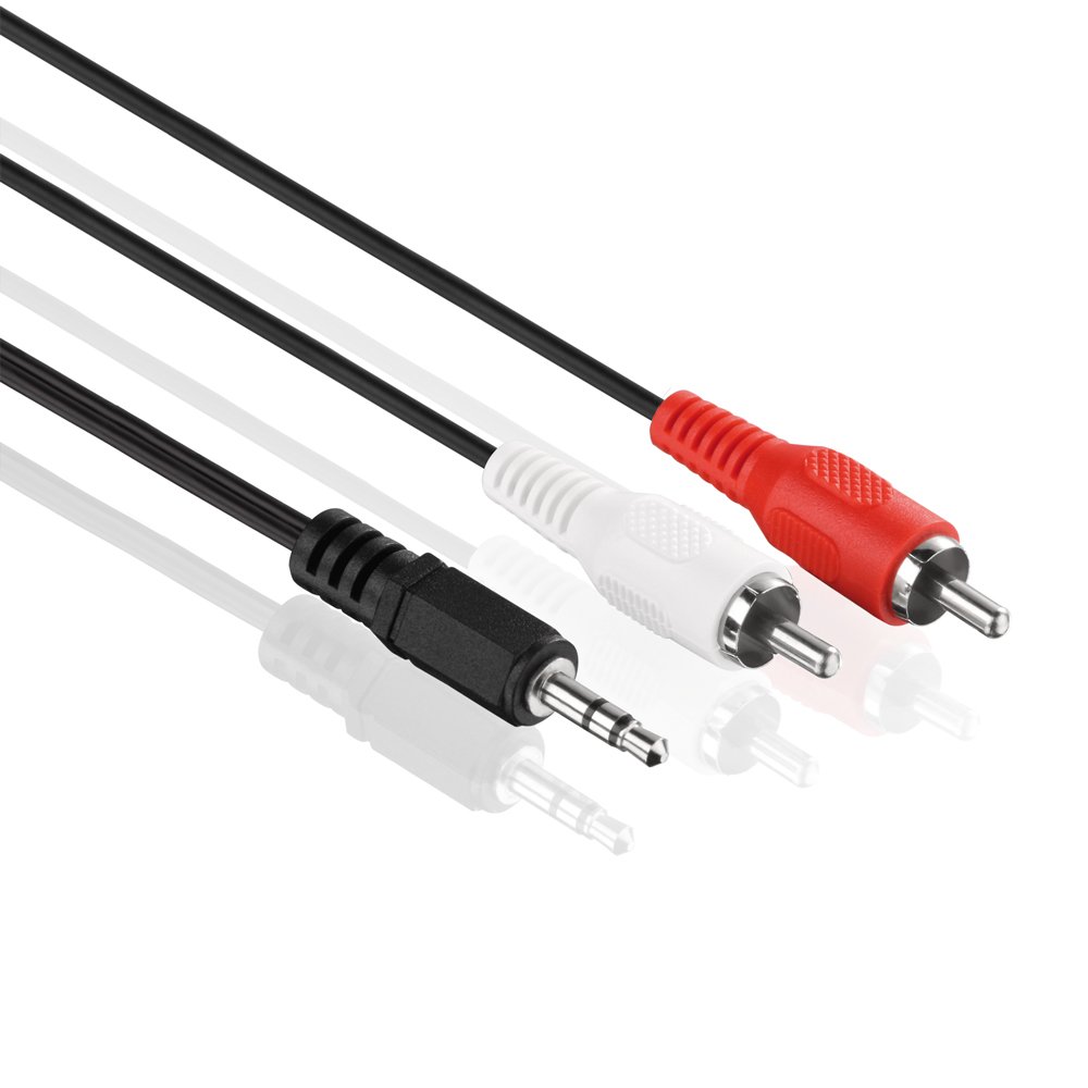 Audio Cable, 2 x Cinch To 3.5 mm Pawl, 0.50 M