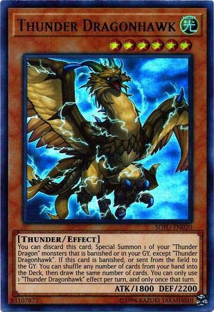 Yu-Gi-Oh! - Thunder Dragonhawk - SOFU-EN020 - Soul Fusion - Unlimited Edition - Ultra Rare