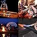 Multipurpose Butane Torch, MDee Kitchen Culinary Torch, Refillable Cigar Lighter, Adjustable Flame Blow Torch, with Safty Lock, Perfect for Baking, Welding, DIY Crafts, etc (Gas Not Included) Golden